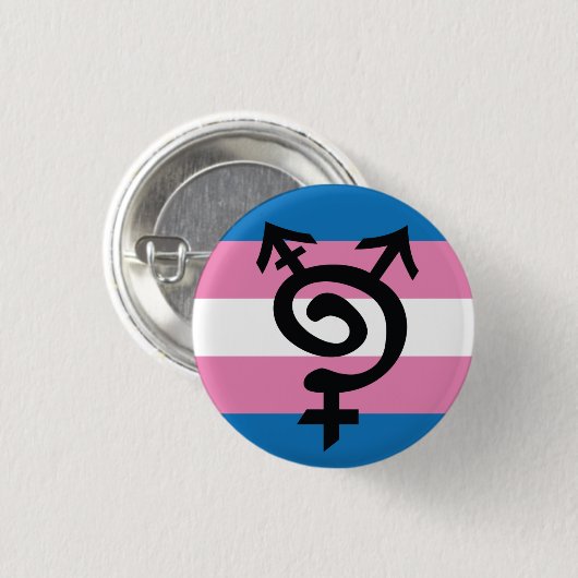 Trans* Symbol Button (Vorne & Hinten)