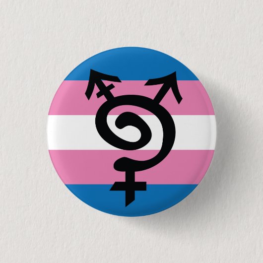 Trans* Symbol Button (Vorderseite)