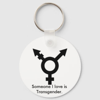 trans-Symbol, Jemand I Liebe ist Transgender. Schlüsselanhänger