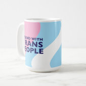 Trans-Unterstützung 15 oz Tasse (Vorderseite Links)