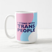 Trans-Unterstützung 15 oz Tasse (Links)