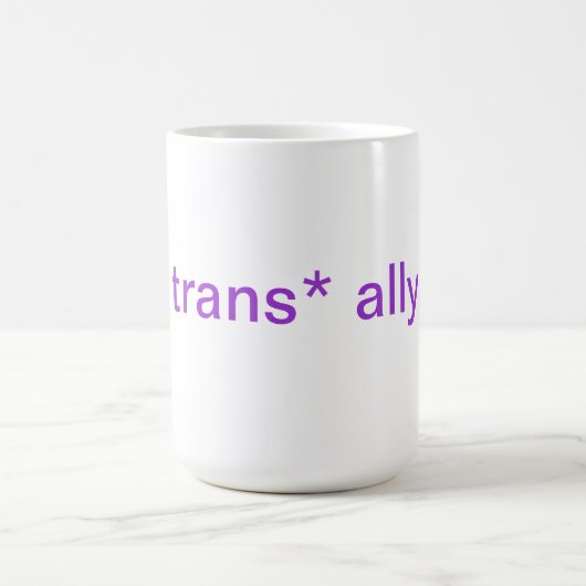 trans* Verbündet-Tasse Kaffeetasse (Mittel)