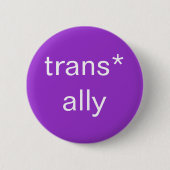 trans* Verbündetknopf Button (Vorderseite)