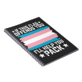 Trans, wenn diese Markierung Sie beleidigt, helfe  Notizblock (Rechte Seite)