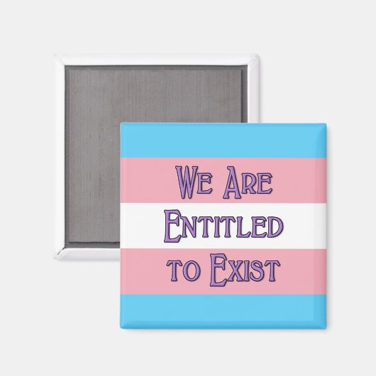 Trans Wir sind... Magnet (Vorderseite/Rückseite)