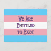 Trans Wir sind... Postkarte (Vorderseite)