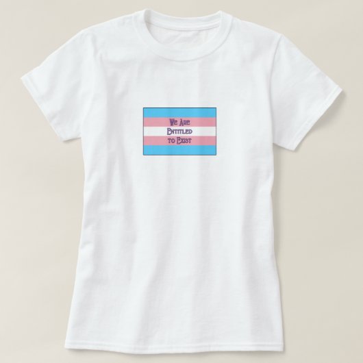 Trans Wir sind... T-Shirt (Design vorne)