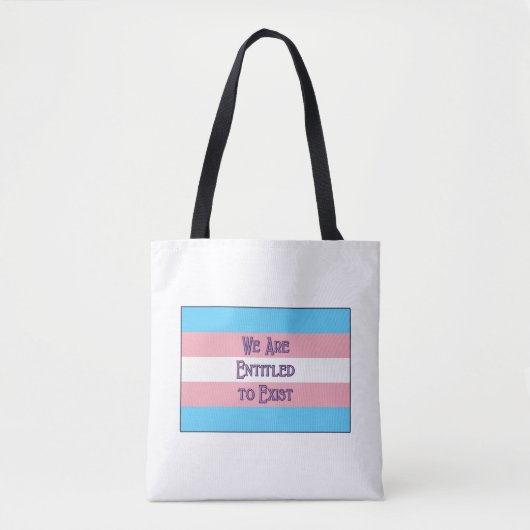Trans Wir sind... Tasche (Vorderseite)