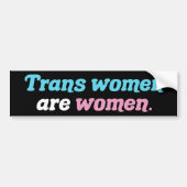 Trans Women sind Frauen Autoaufkleber (Vorne)