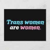 Trans Women sind Frauen Postkarte (Vorderseite)