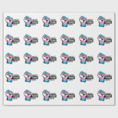 Trans Youth schützen - Stolz zuerst Geschenkpapier (Flach)