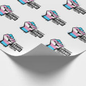 Trans Youth schützen - Stolz zuerst Geschenkpapier (Ecke)