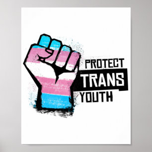 Trans Youth schützen - Stolz zuerst Poster