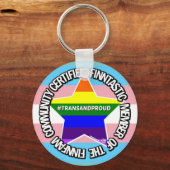 (Trans) zertifizierter finnFam-Member Keyring Schlüsselanhänger (Vorderseite)