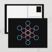 TranSacred-Kreise Postkarte (Vorne/Hinten)