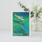 Transadriatica Italien Vintage Poster 1931 Postkarte (Stehend Vorderseite)