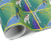 Transadriatica Navigazione Aerea Geschenkpapier (Rolleneckpunkt)