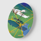 Transadriatica Navigazione Aerea Große Wanduhr (Winkel)