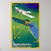 Transadriatica Navigazione Aerea Poster (Vorne)
