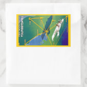 Transadriatica Navigazione Aerea Rechteckiger Aufkleber (Tasche)