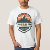 Transalpina Berggipfel Klettern und Wandern T-Shirt (Vorderseite)