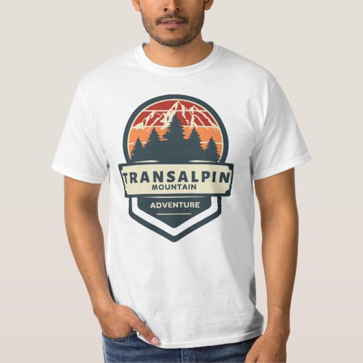 Transalpina Berggipfel Klettern und Wandern T-Shirt (Vorderseite)