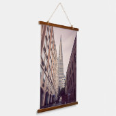 TransAmerica-Gebäude Wandteppich Mit Holzrahmen (Gewinkelt)