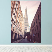 TransAmerica Pyramide Leinwanddruck (Insitu (Holzboden))