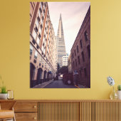 TransAmerica Pyramide Leinwanddruck (Insitu (Wohnzimmer))