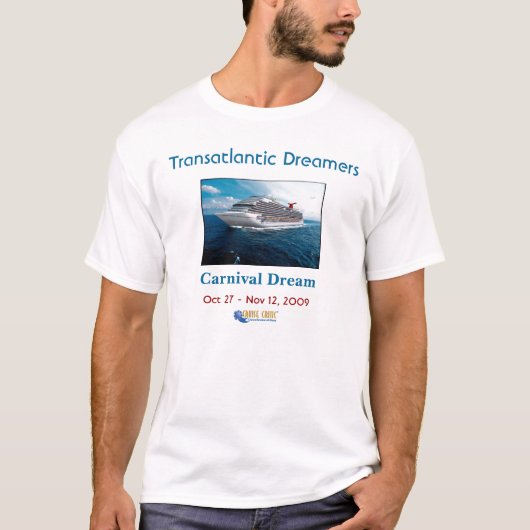 Transatlantische Träumer - das T-Shirt der Männer (Vorderseite)