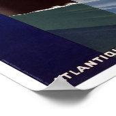 Transatlantisches Vintage Poster (Ecke)