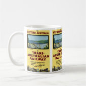 Transaustralische Eisenbahn Kaffeetasse (Links)