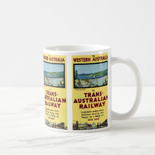 Transaustralische Eisenbahn Kaffeetasse