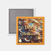 "Transcendent Touch" Magnet (Vorderseite/Rückseite)