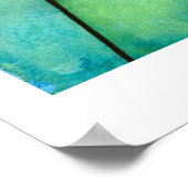 "Transcendental Journey" Pink Ribbon Ekleberry Art Poster (Ecke)