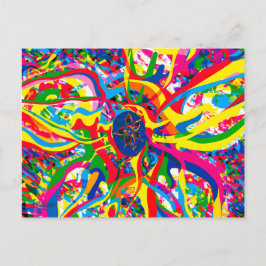 Transcendentale Blume Postkarte