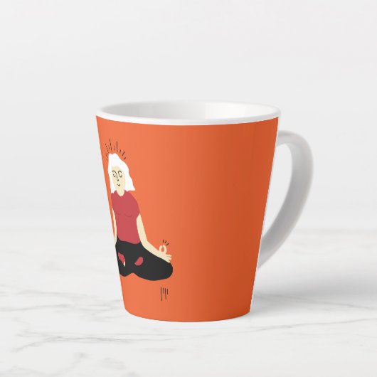 Transcendentale Meditation Milchtasse (Rechte Ecke)