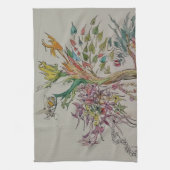 Transcending Ancestral Tree Geschirrtuch (Vertikal)