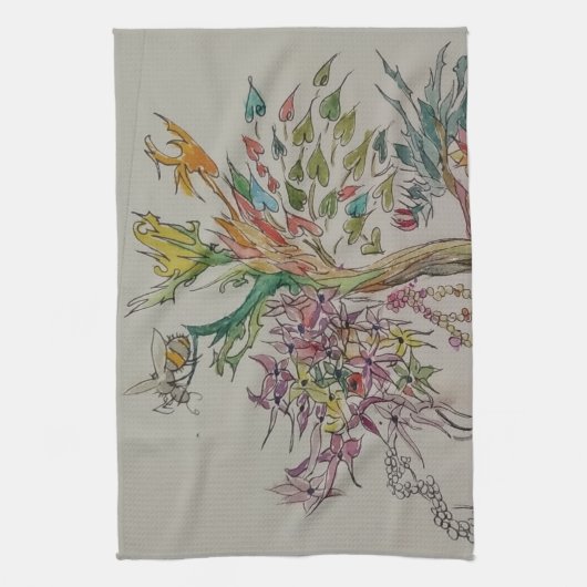 Transcending Ancestral Tree Geschirrtuch (Vertikal)