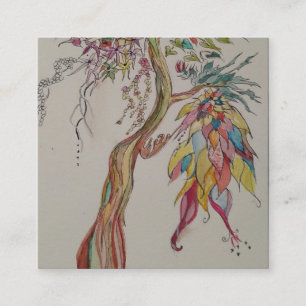Transcending Ancestral Tree Quadratische Visitenkarte