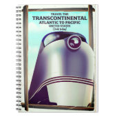 Transcontinental Railroad USA. Notizblock (Vorderseite)