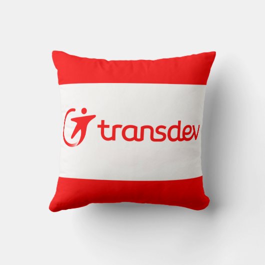 Transdev-Throw-Pillow Kissen (Rückseite)