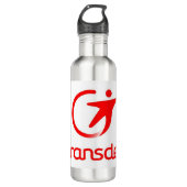Transdev Wasserflasche Edelstahlflasche (Vorderseite)