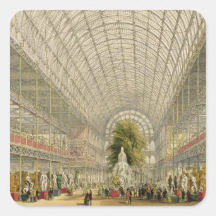 Transept des Crystal Palace, Pub by Day und So Quadratischer Aufkleber