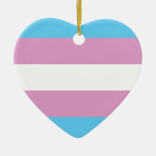 Transexual Stolz Keramik Ornament (Vorne)