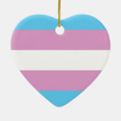 Transexual Stolz Keramik Ornament (Hinten)