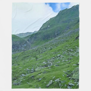 Transfagarasan-Alpenhang – Rumänien Fotografie Fleecedecke