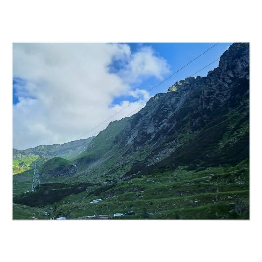 Transfagarasan-Gebirgsstraße - Rumänien Poster (Vorderseite)