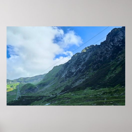 Transfagarasan-Gebirgsstraße - Rumänien Poster (Vorne)