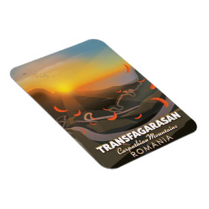 Transfagarasan, Karpaten, Rumänien Straße Magnet